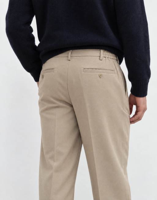 ONLY & SONS loose fit tailored trouser in beige, 8 of 10