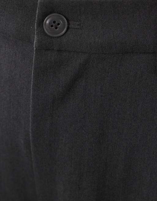 ONLY & SONS loose fit tailored trouser in dark grey, 9 of 9