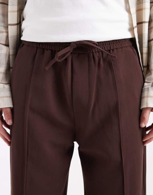 ONLY & SONS - Losse broek met plooi in bruin, 5 van 5
