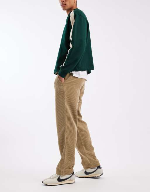 ONLY & SONS - Losvallende broek van corduroy in lichtbruin, 3 van 5