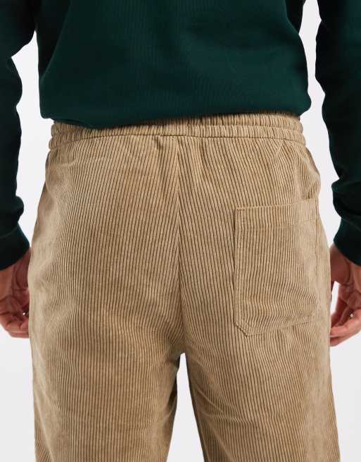 ONLY & SONS - Losvallende broek van corduroy in lichtbruin, 5 van 5