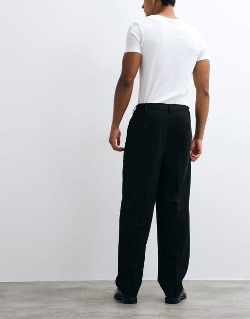 Only & Sons - Losvallende elegante broek in zwart, 3 van 5