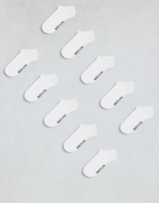 Only & Sons - Lot de 10 paires de chaussettes - Blanc