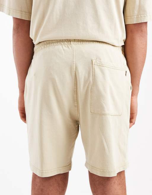 ONLY & SONS lounge shorts in cream (part of a set), 5 of 5