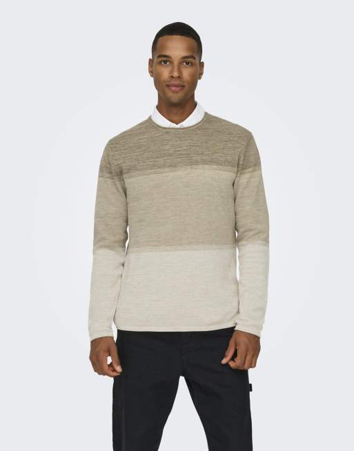 ONLY & SONS - Maglione colore silver lining