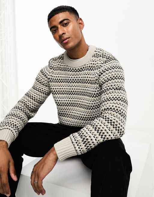 Only & Sons - Maglione girocollo testurizzato multicolore