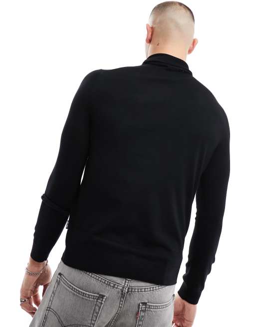 Only & Sons - Maglione nero accollato, 3 di 4