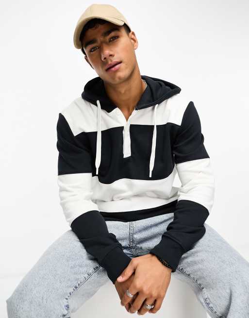 Only & Sons – Marinblårandig huvtröja i oversize