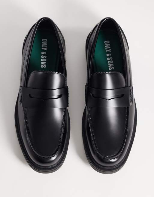 Only & Sons mocassins noirs, 4 de 4