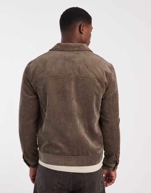 ONLY & SONS – Mörkbrun manchesterjacka, 3 av 5
