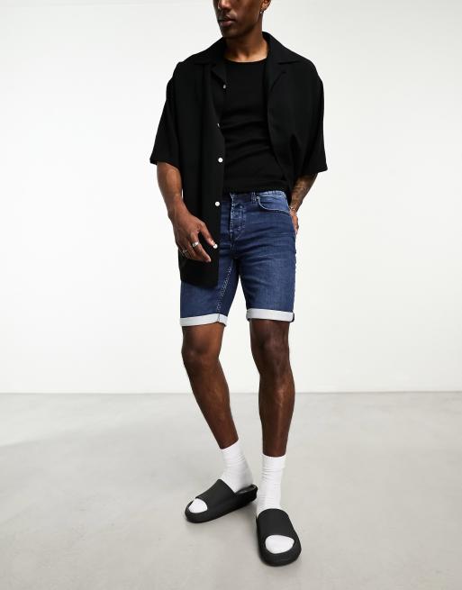 Only & Sons - Mørkeblå denimshorts, 3 af 4