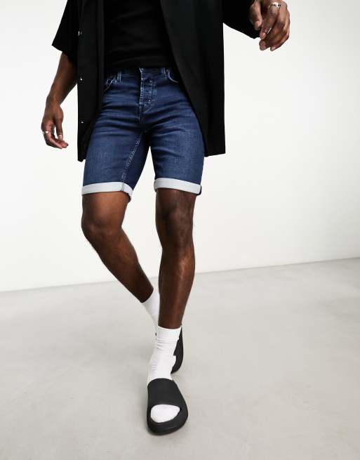 Only & Sons - Mørkeblå denimshorts, 4 af 4