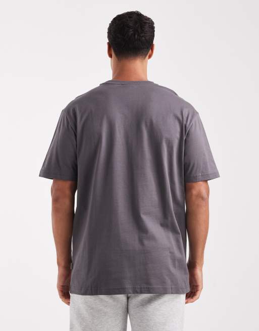 Only & Sons - Mørkegrå T-shirt i afslappet pasform, 3 af 5