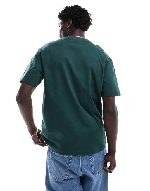 ONLY & SONS - Mørkegrøn T-shirt i afslappet pasform, 2 af 4