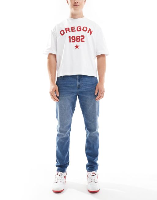 ONLY & SONS – Niebieskie dopasowane jeansy