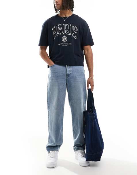 Only & Sons – Obszerne jasnoniebieskie jeansy - view 1