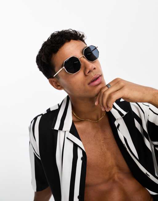 Occhiali Esagonali Occhiali Da Sole Per Uomo Occhiali Da Sole In