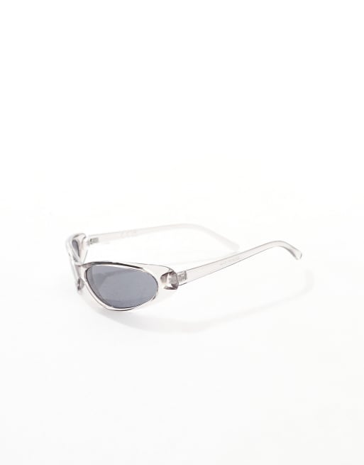ONLY & SONS - Occhiali da sole stile racing grigi, 2 di 3