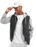 [ONLY & SONS] ONLY & SONS onion quilted vest in dark green S Peat