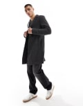 [ONLY & SONS] ONLY & SONS overcoat with wool in grey 2XL Dark Grey Melange