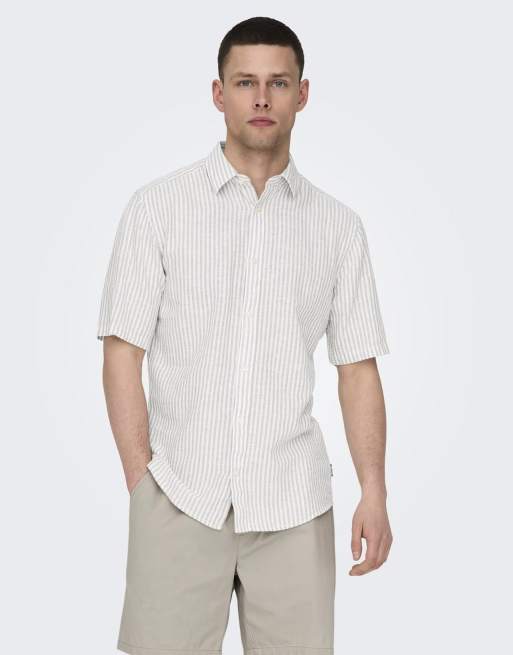 ONLY & SONS - Overhemd in chinchilla