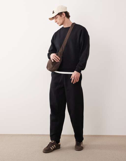 ONLY & SONS – Oversize-Sweatshirt in Schwarz, Kombiteil, 2 von 5