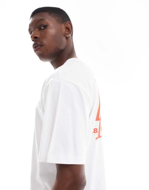 ONLY & SONS – Oversize-T-Shirt in Weiß mit „London“-Rückenprint, 4 von 5