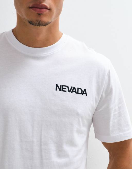ONLY & SONS – Oversize-T-Shirt in Weiß mit Nevada-Rückenprint, 5 von 5