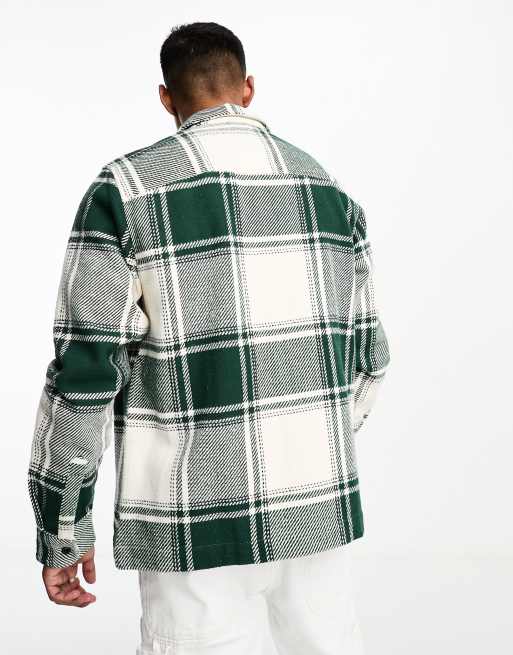 Green check jacket best sale