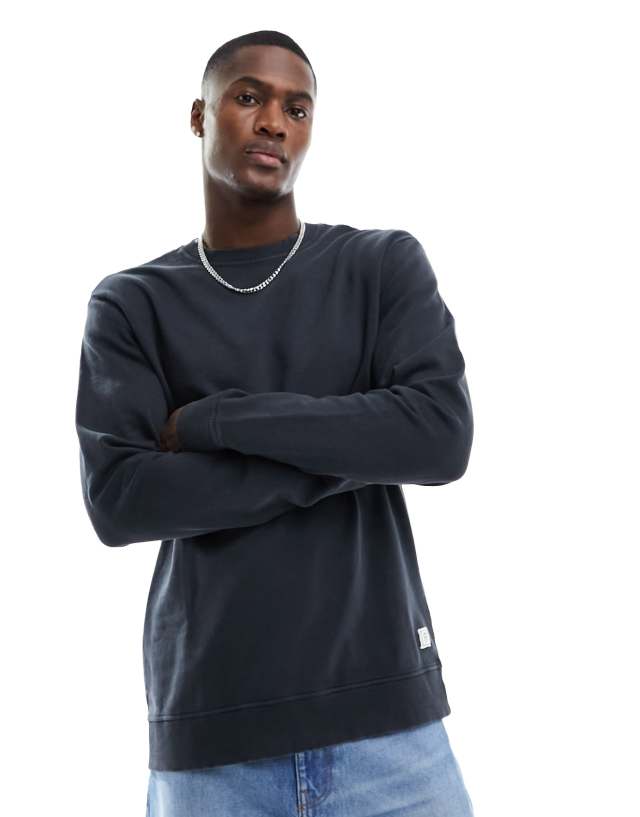 ONLY & SONS - oversized crew neck sweat in black wash