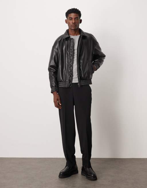 Jimwag Fake leather blouson オーバーサイズ　2024 Jimwag Fake leather blouson オーバーサイズ 2024