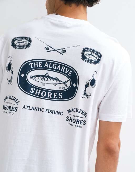 ONLY & SONS oversized fit t-shirt with Algarve Shores print in white, 4 of 5