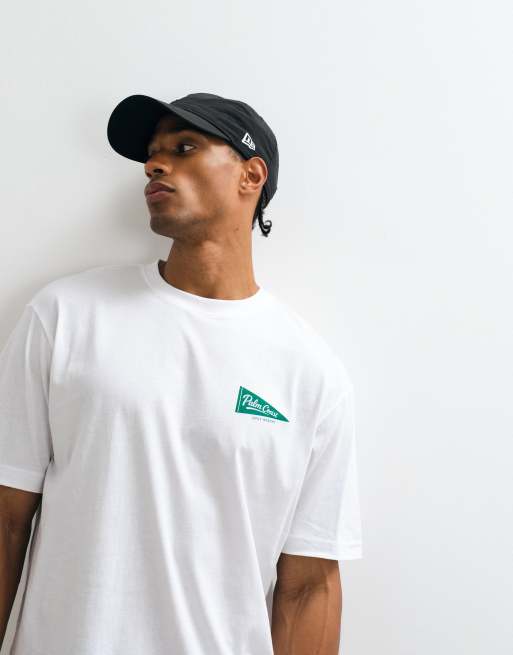 ONLY & SONS oversized fit t-shirt with Palm Coast back print in white, 2 of 5