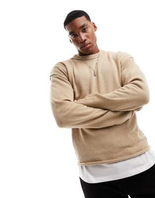 Only & Sons Gebreide pullover met structuurmotief, model 'KALLE' in