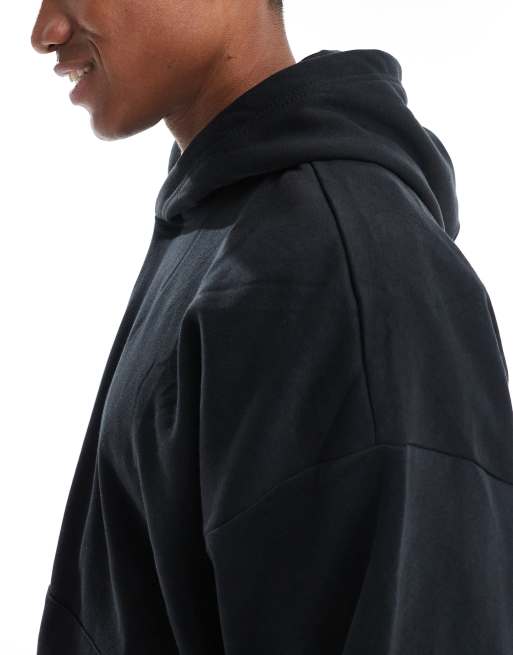 ONLY & SONS oversized hoodie in black, 4 of 4