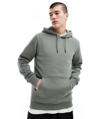 ONLY & SONS oversized hoodie in dark sage