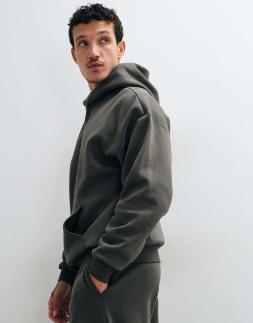 ONLY & SONS oversized hoodie in deep gray, 4 of 5