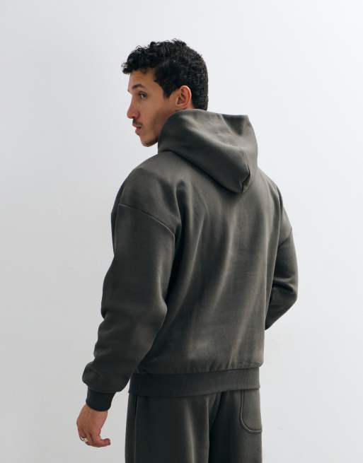 ONLY & SONS oversized hoodie in deep gray, 5 of 5