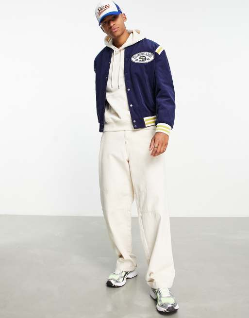 Only & Sons - Oversized hoodie met print van Japanse zonsondergang op de rug in wit, 3 van 4
