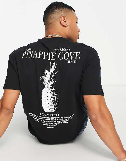 Pineapple print clearance t shirt