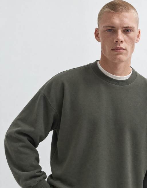 ONLY & SONS - Oversized sweatshirt in diep grijs, 8 van 10
