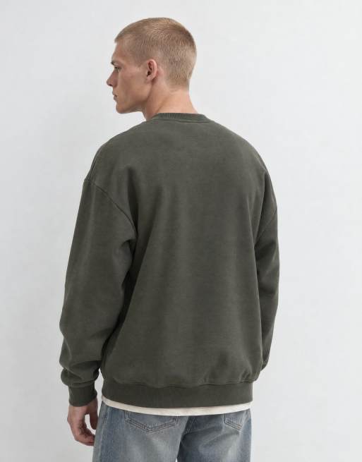 ONLY & SONS - Oversized sweatshirt in diep grijs, 9 van 10