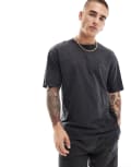 [ONLY & SONS] ONLY & SONS oversized t-shirt in washed black (part of a set) XS BLACK
