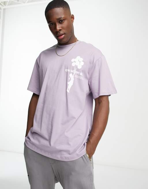 Banksy Louis Vuitton Kid Purple T-Shirt