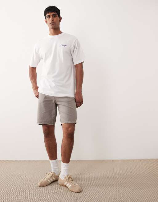 ONLY & SONS oversized T-shirt with Chicago back print in white, 2 of 5