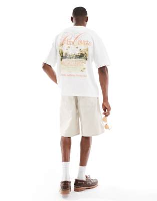 Only & Sons Oversized T-shirt With Courts Back Print