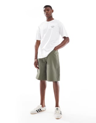 Only & Sons Oversized T-shirt With Dalston Dogs Back Print In White