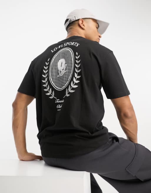 Only & Sons - Oversized T-shirt with 'Lo-Fi Sports' print op de achterkant in zwart 