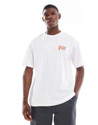 Only & Sons Oversized T-shirt With London Back Print In White