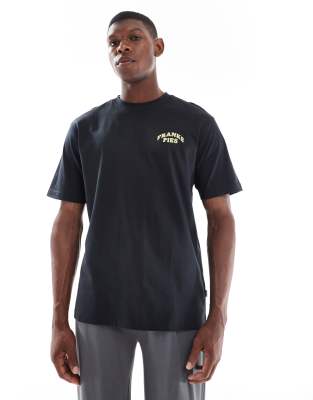 Only & Sons Oversized T-shirt With Shop Back Print In Blue